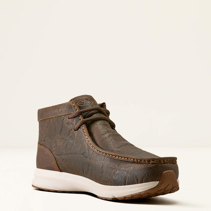 Mens Ariat Mahogany Elephant Print Spitfire Shoe
