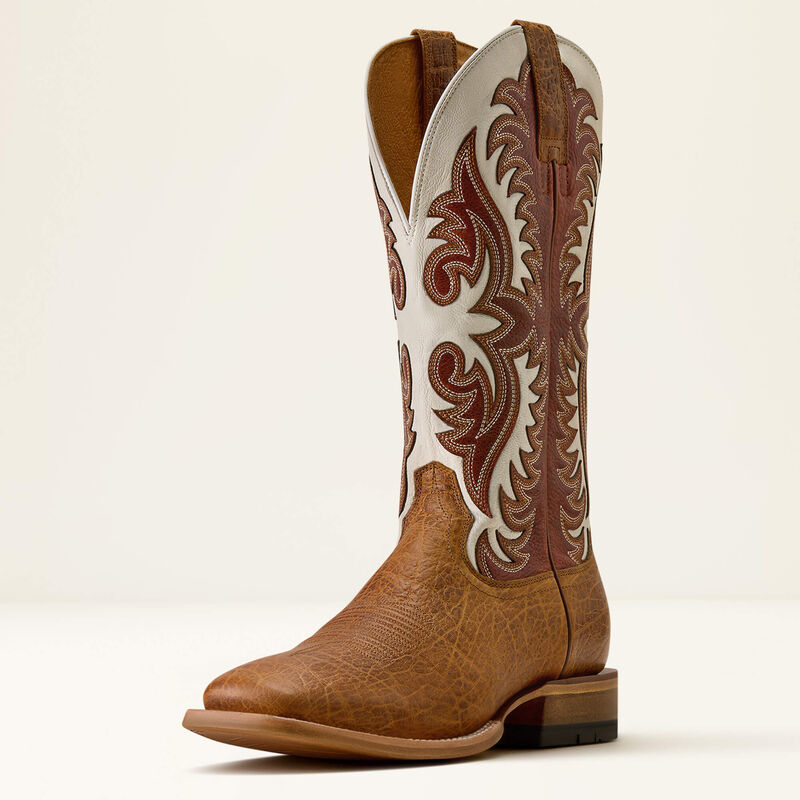 Mens Ariat Gritstone Burnt Honey/Fried Brick Cowboy Boot