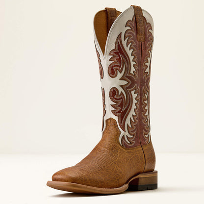 Mens Ariat Gritstone Burnt Honey/Fried Brick Cowboy Boot