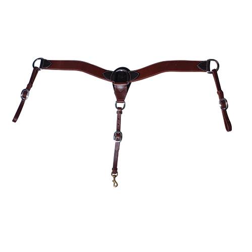 Professionals Choice Ranch Horse Contoured Breast Collar 2"