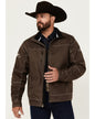 Brown Mens Tech Jacket
