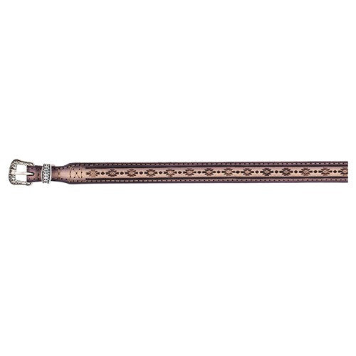 Tan Aztec Leather Hat Band