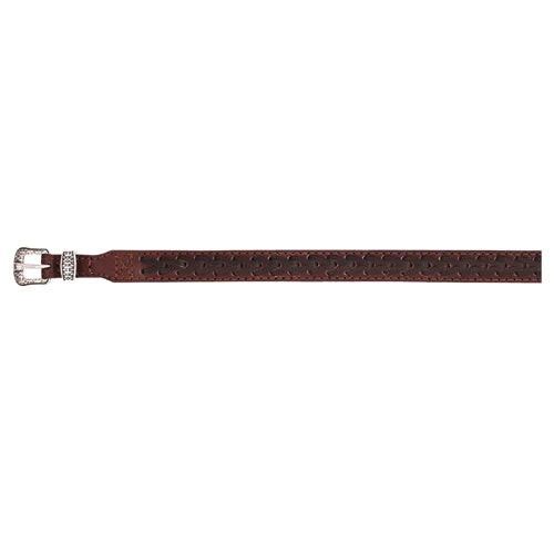 Brown Arrow Stitch Hat Band