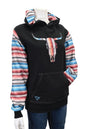 Serape Sleeve & Skull Hood