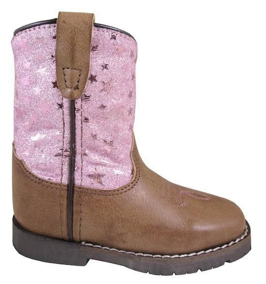 Toddler Autry Pink Glitter Boot