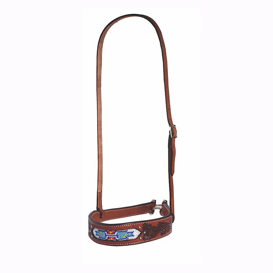 PC Beaded Inlay Tiedown Noseband