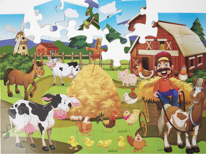 M&F Bigtime Barnyard Jumbo Floor Puzzle