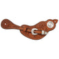 Ladies Medium Oil Floral/Concho Spur