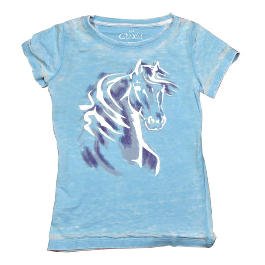 Infant Turquoise Horse Tee