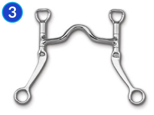 Myler Low Narrow Port Sweet Iron Bit