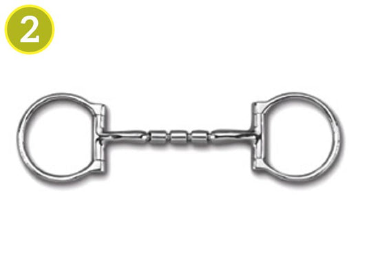 Myler Triple Barrel Mullen Relief Snaffle
