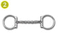 Myler Triple Barrel Mullen Relief Snaffle
