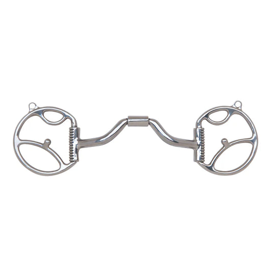Myler Western Dee Bit w/2 Hooks Ported Barrel