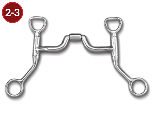 Myler Narrow Low Ported Barrel Bit with HBT shanks