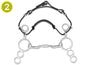 Myler 3-ring Combination Bit with Comfort Snaffle Low Port