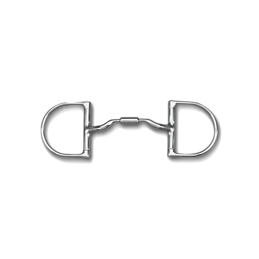 Myler Medium Dee w/o Hooks /Low Port Comfort Snaffle