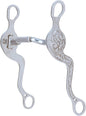 Myler Embossed Shank Forward Tilt Port Bit 5in