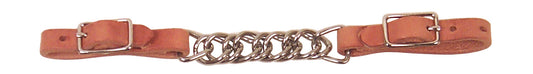 Professionals Choice 1/2" Harness Leather Twist chain curb
