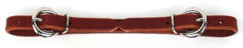 Professionals Choice Burgundy Dbl Buckle Curb Strap