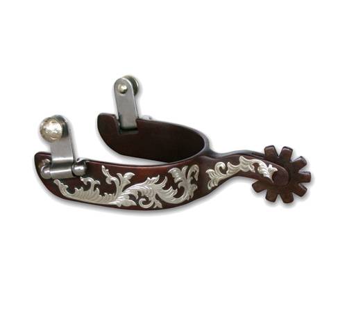 PC Bob Avila Ladies Spur Antiqued Floral
