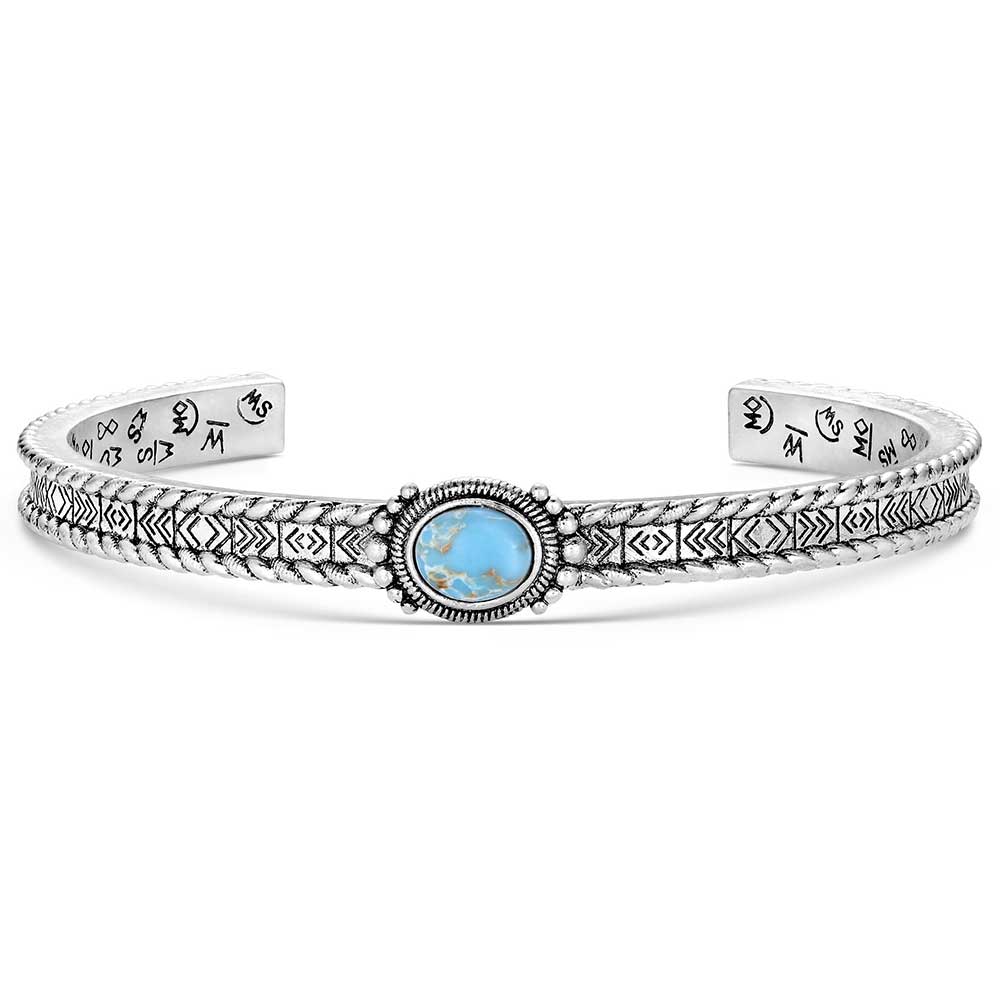 Montana Silversmith Denim Nights Turquoise and Silver Cuff Bracelet
