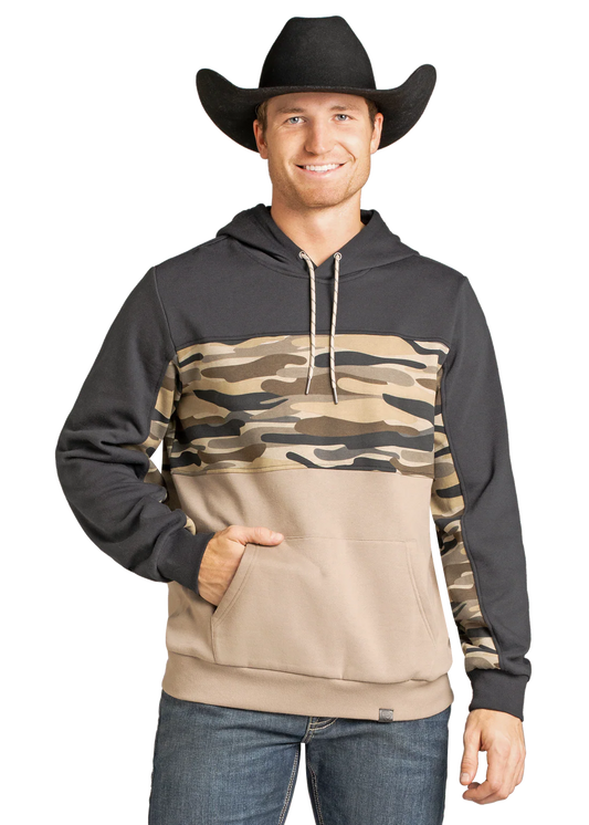 Mens Rock&Roll Denim Camo Sweatshirt