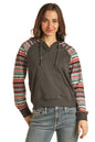 Charcoal Contrast Hoodie