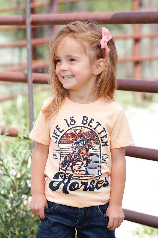 Cruel Girl "Life Is Better With Horses" Toddler Tee