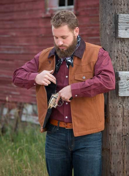 Cody Conceal Carry Canvas Vest