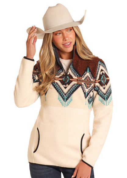 Womens Border Pullover Size Large