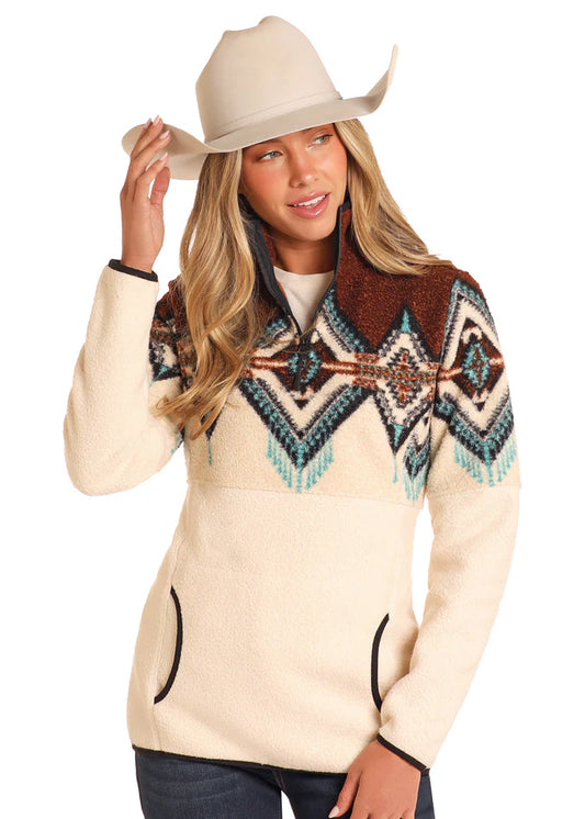 Womens Border Pullover Size Large