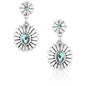 Montana Silversmith Heyday Blossom Turquoise Earrings