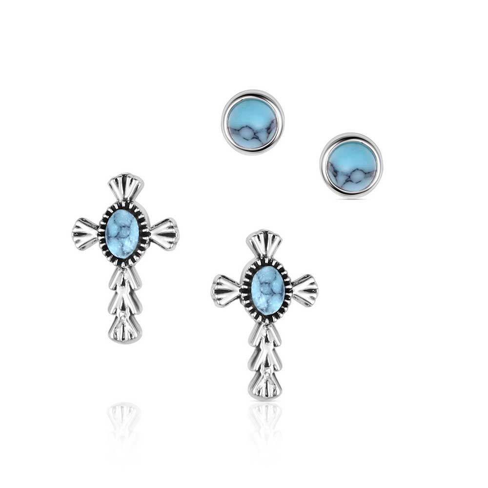 Montana Silversmith Unbroken Faith Earrings Set