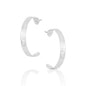Montana Silversmith Olivia's Reins Silver Hoop Earrings