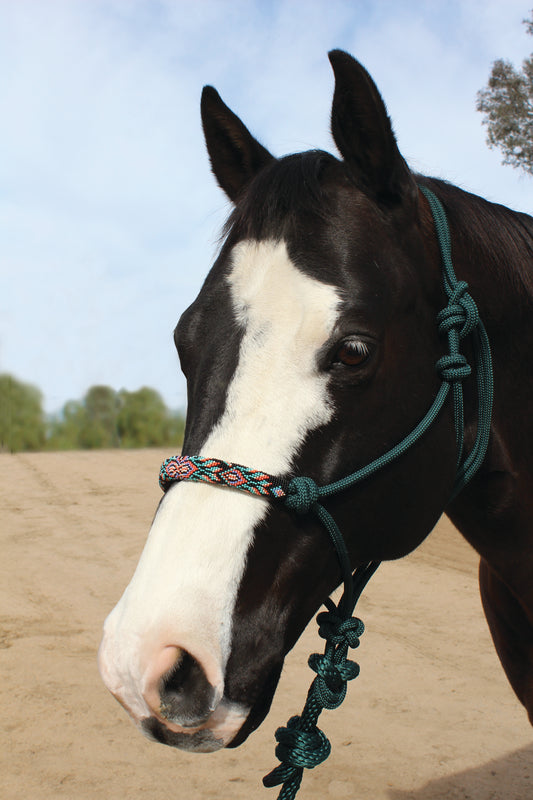 Professionals Choice Beaded Rope Halter