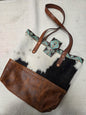 HS Leather Hide-On Leather tote Bag