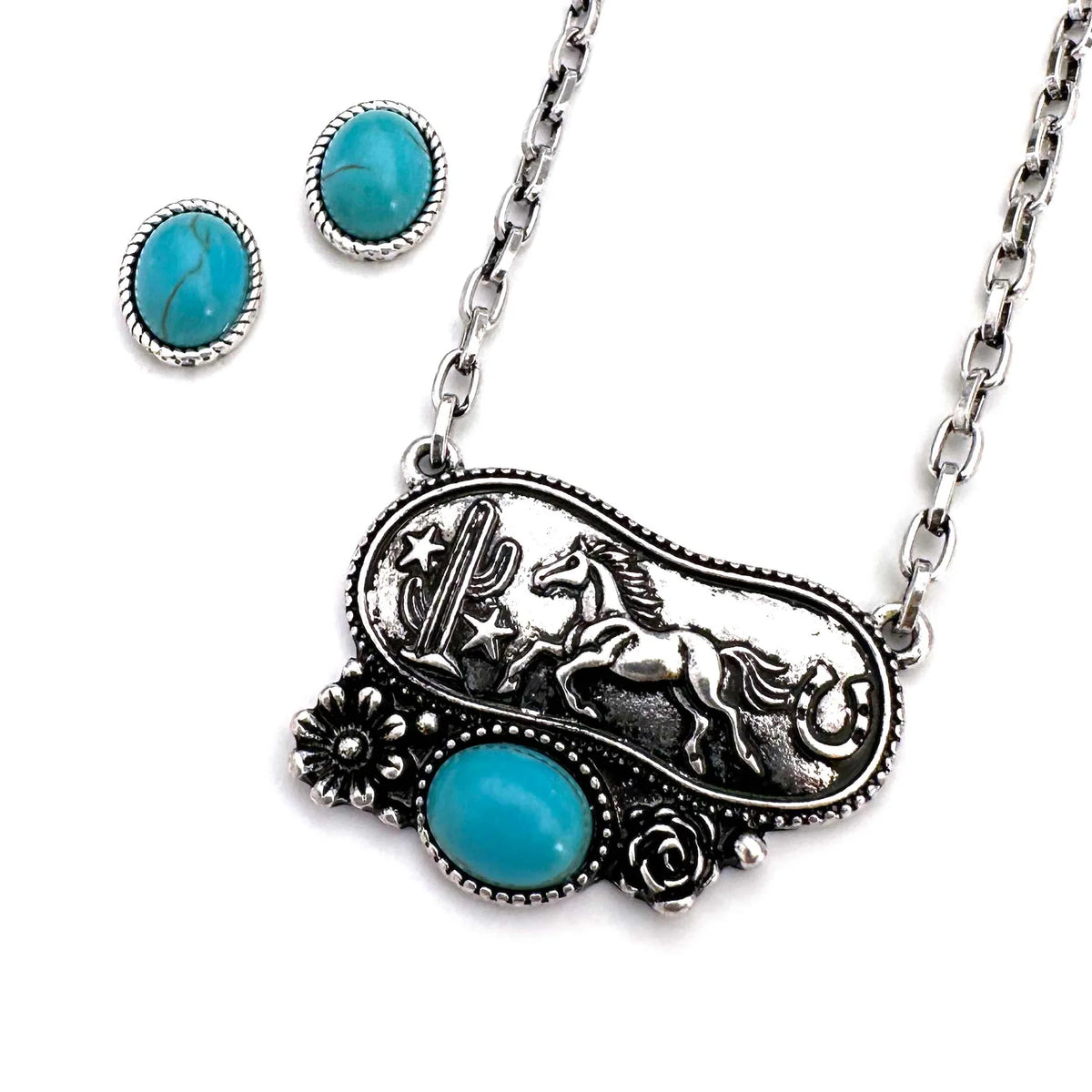 Buckle Necklace Set