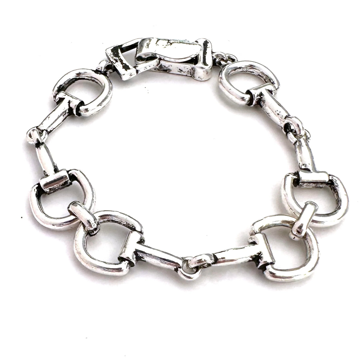 Magnetic Bit Bracelet Silver