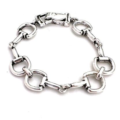 Magnetic Bit Bracelet Silver
