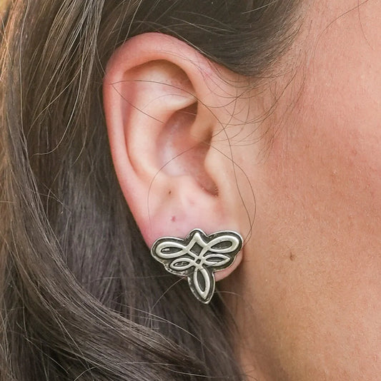 Dyecut Bootstitch Stud Earrings