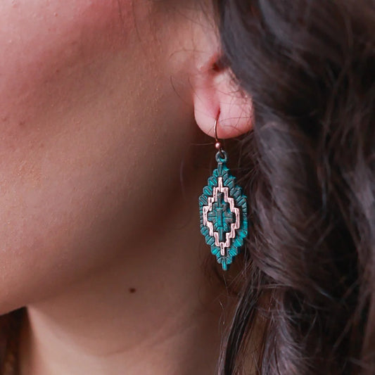 Navajo Woven Earrings