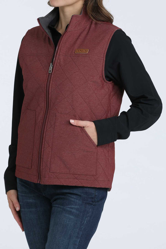 Womens Cinch Reversible Quilted Vest