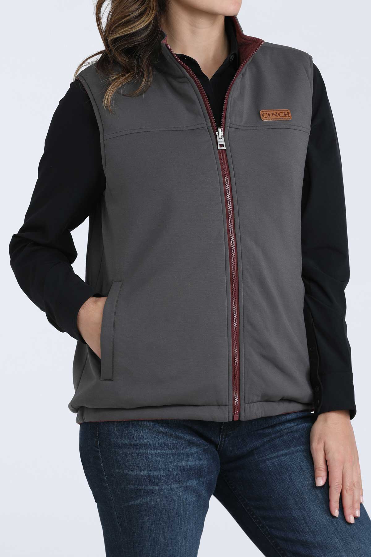 Womens Cinch Reversible Quilted Vest
