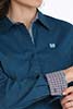 Cinch Blue Tonal Shirt