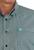 Mens Cinch Tencel Teal Stripe
