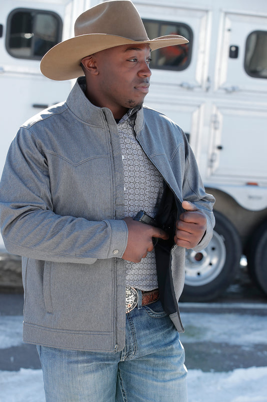 Cinch Mens SoftShell Conceal Carry Jacket