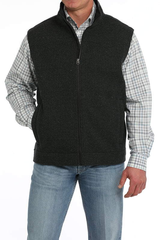 Cinch Zip Front Sweater Vest