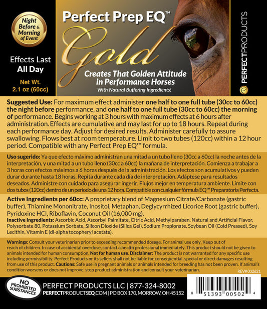 Perfect Prep Gold  60cc Tube