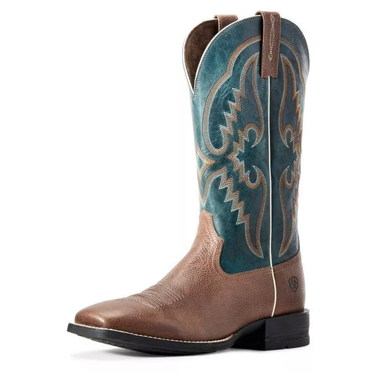 Round Pen Brown/Blue Sz 13