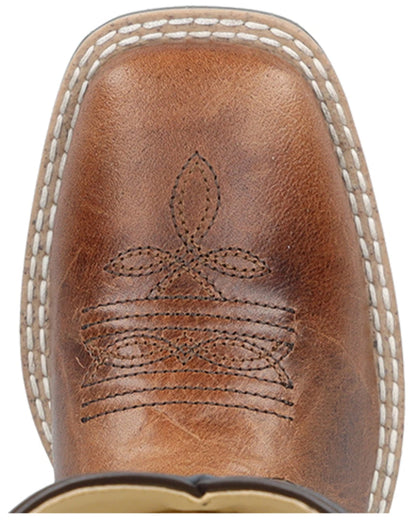 Smoky Mountain Kids Navy/Brown Rustler Boot